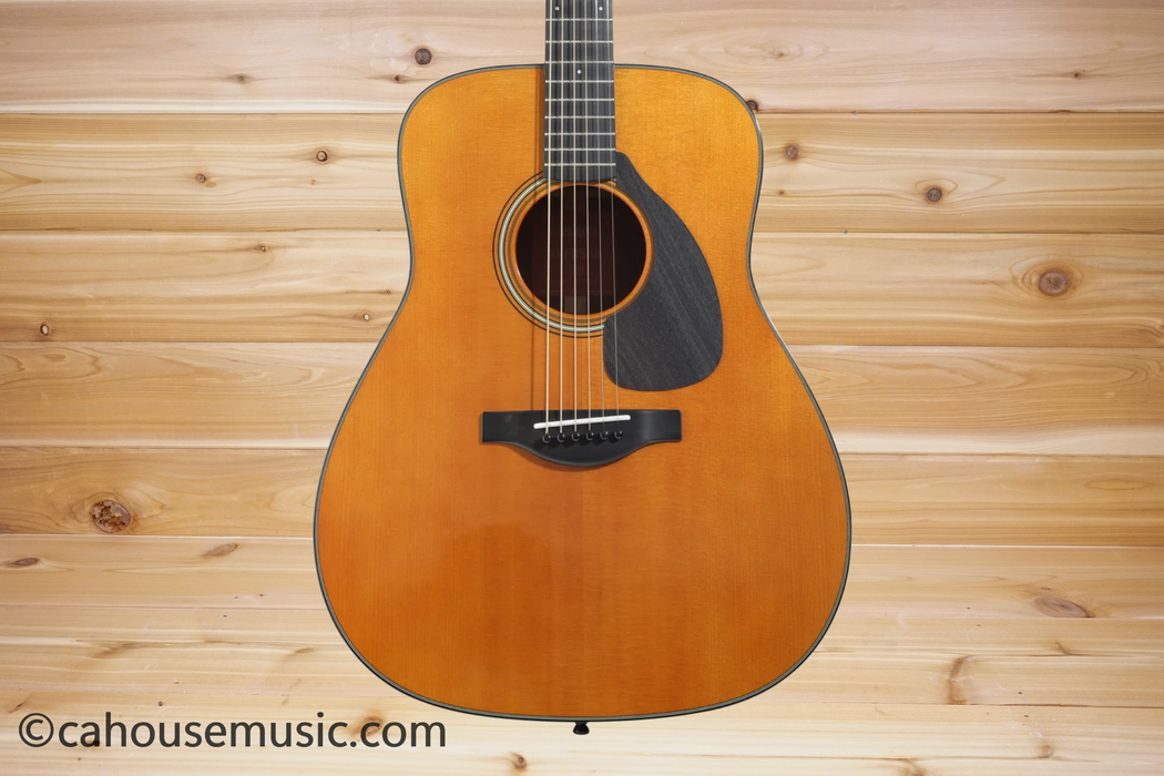 Yamaha FG5 GL Red Label Dreadnought Acoustic Guitar Natural