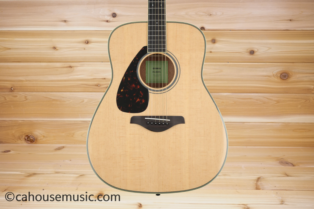 Yamaha FG820L Dreadnought Acoustic Guitar Natural Left-Handed