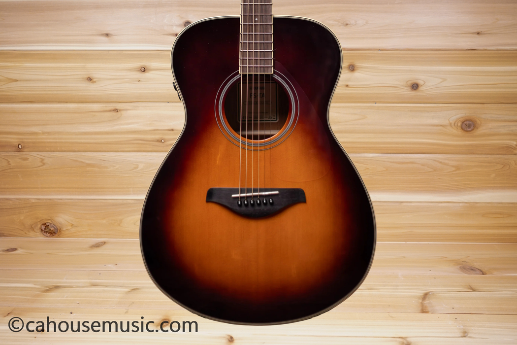Yamaha FS-TA TransAcoustic Concert Acoustic-Electric Guitar Brown Sunburst