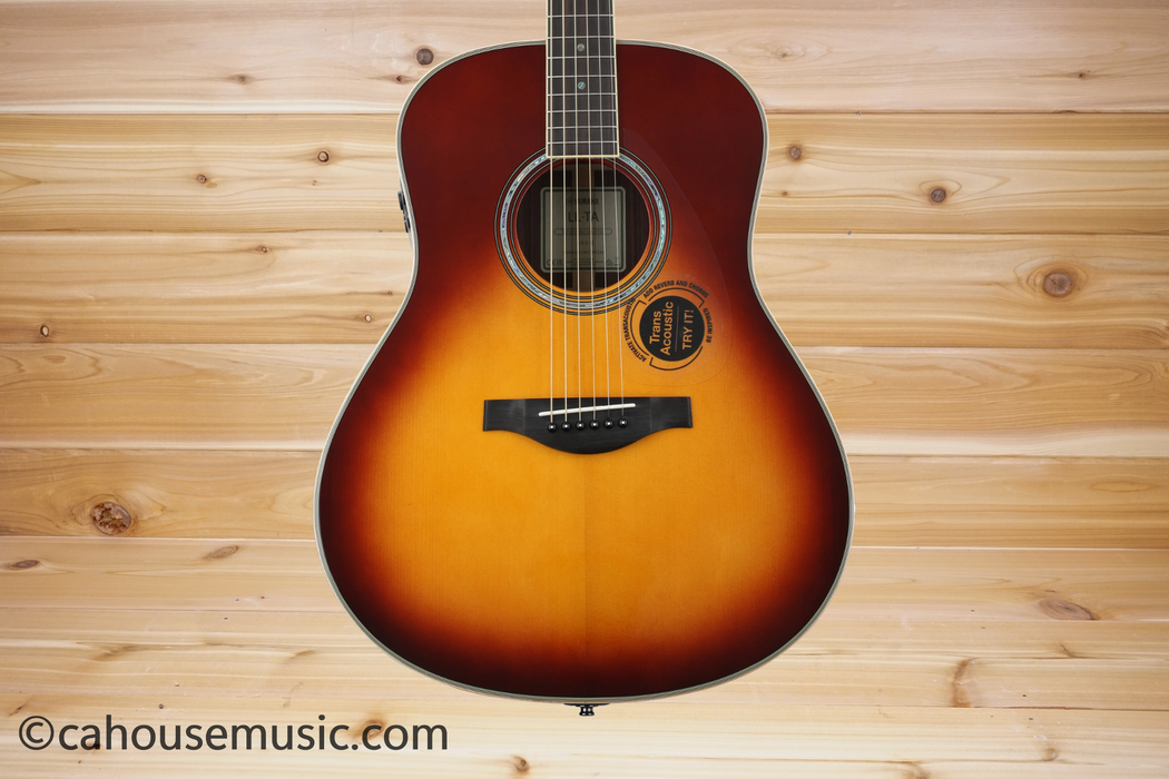 Yamaha LL-TA TransAcoustic Dreadnought Acoustic-Electric Guitar Brown Sunburst