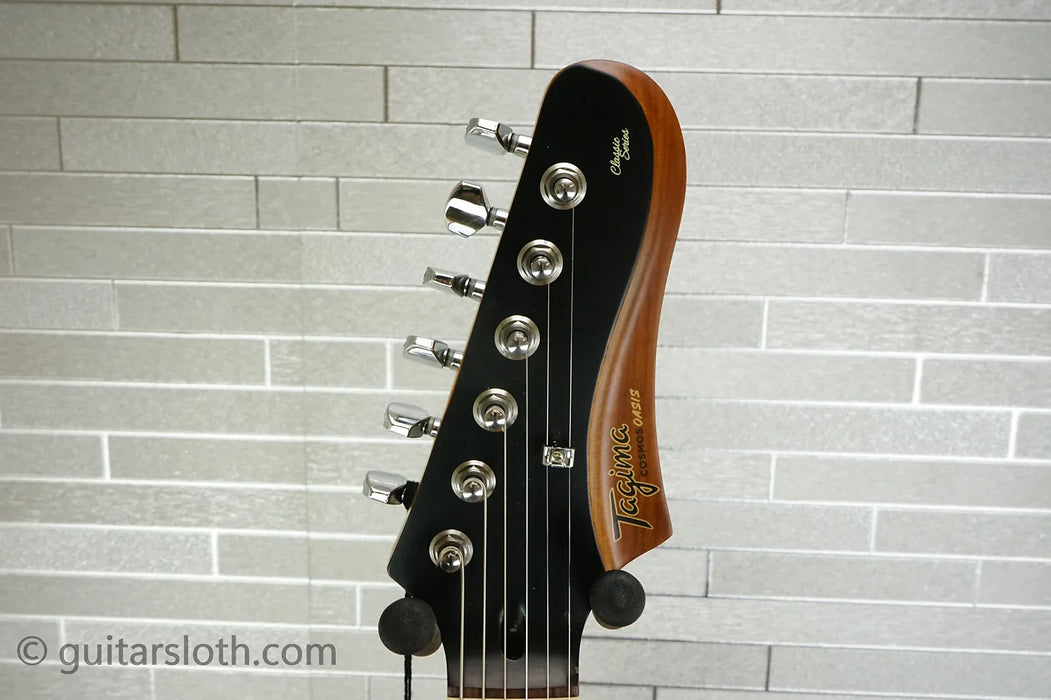 Tagima Cosmos Oasis Electric Guitar - Transparent Celestial Blue Blurst