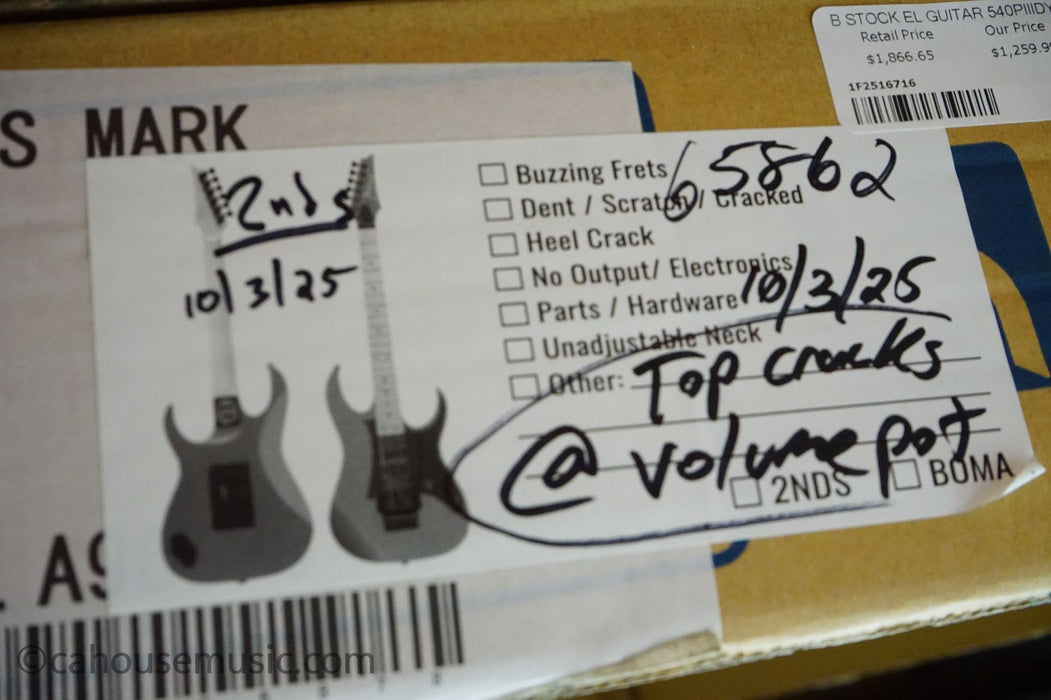 Ibanez 540PIII-DY Genesis Collection - Desert Sun Yellow