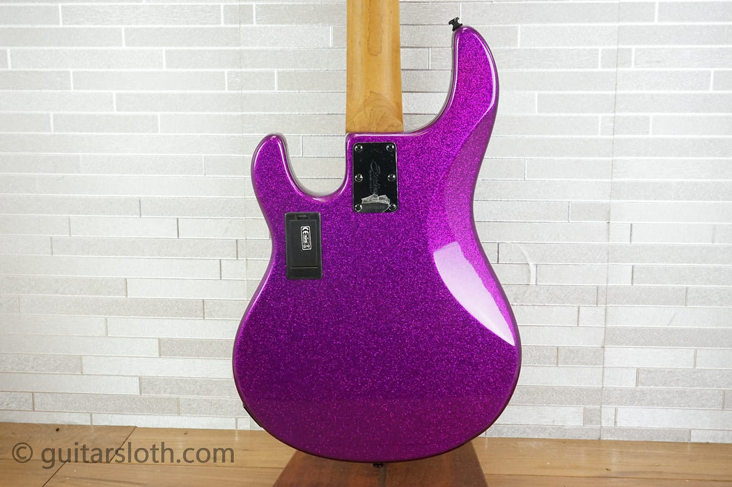 Sterling StingRay Ray35 with Roasted Maple Neck - Purple Sparkle
