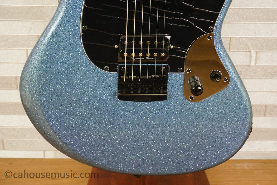 Sterling Fluff Signature Stingray Guitar - Amana Boat Blue