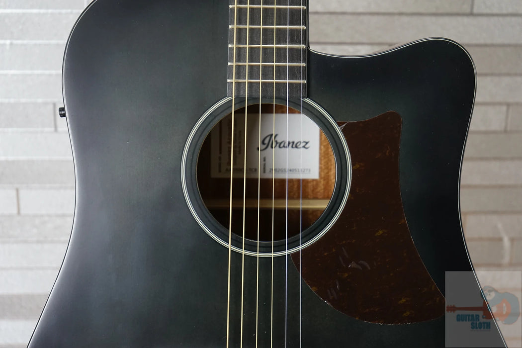Ibanez AAD50CE-TCB Advanced Acoustic - Transparent Charcoal Burst Low Gloss