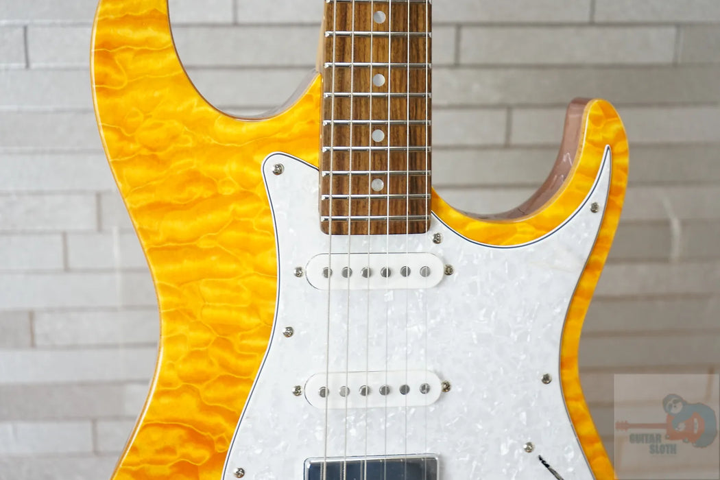 Tagima Stella DW Electric Guitar - Transparent Orange