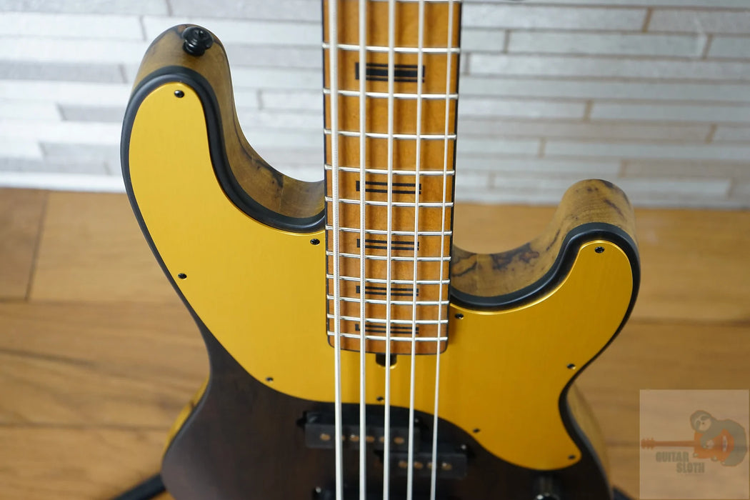 Schecter Model-T 5 Exotic Ziricote - Natural Satin