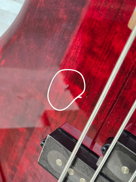 Ibanez GSR200-TR Gio - Transparent Red