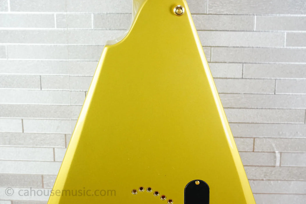 ESP LTD KH-V Kirk Hammett Signature - Metallic Gold