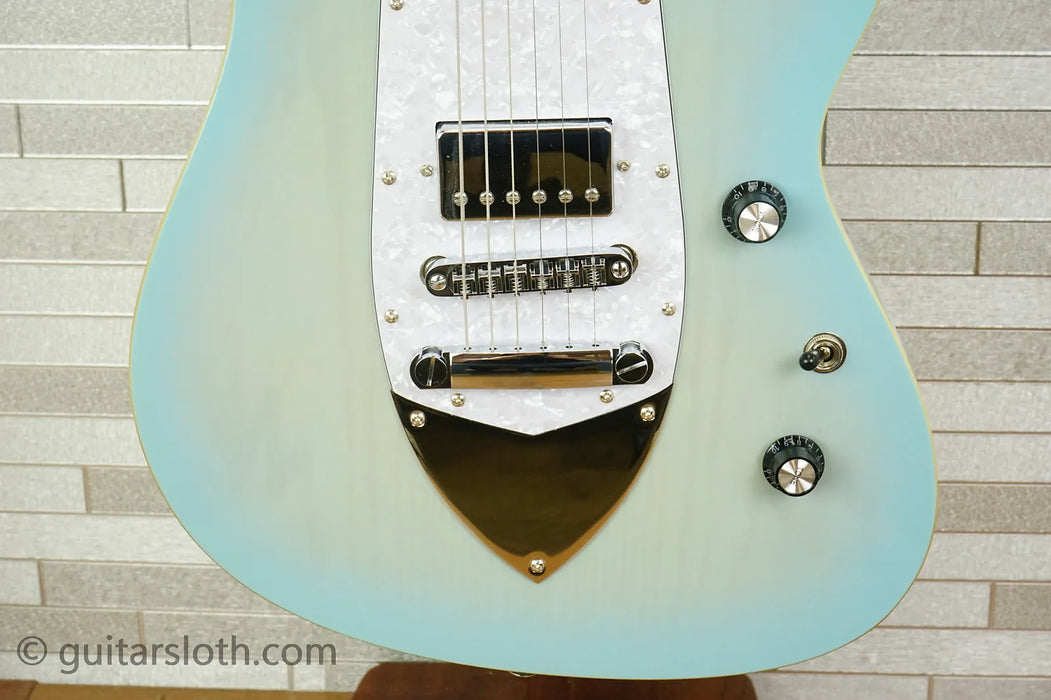 Tagima Cosmos Oasis Electric Guitar - Transparent Celestial Blue Blurst