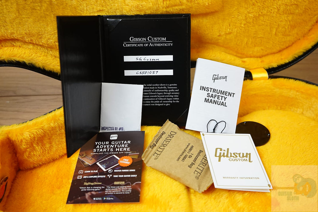 Gibson Custom Shop SG Figured Top Blue Widow Gloss