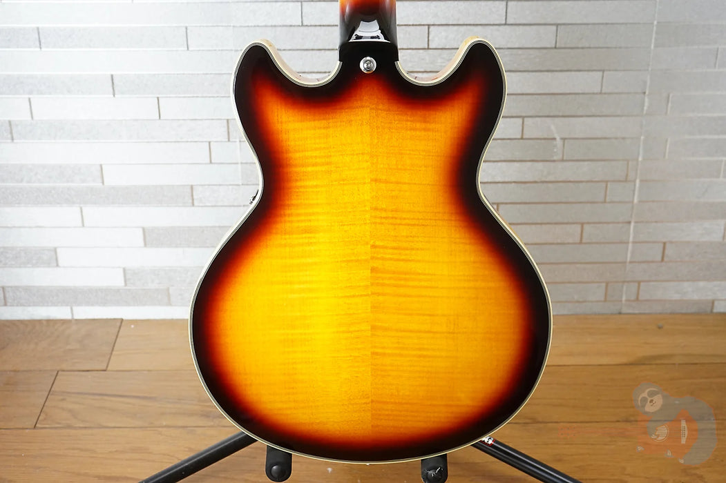 D'Angelico Premier Mini DC with Pau Ferro Fretboard - Dark Iced Tea Burst