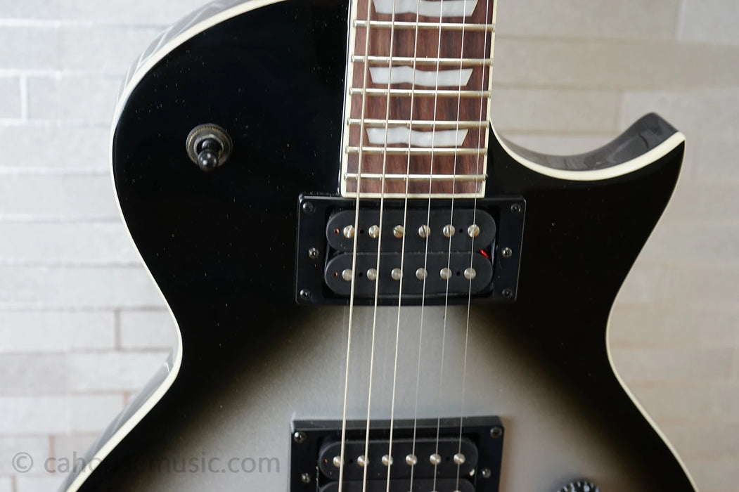 ESP LTD EC-256 - Silver Sunburst Teardrop