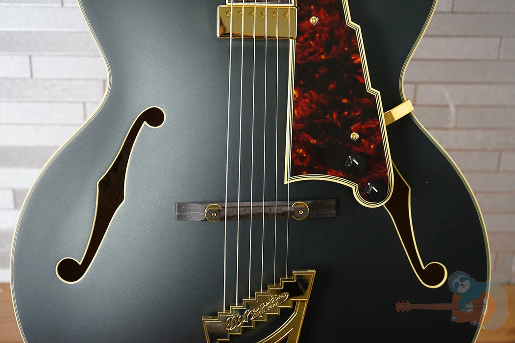 D'Angelico Deluxe EXL-1 Hollow Body Archtop - Matte Midnight