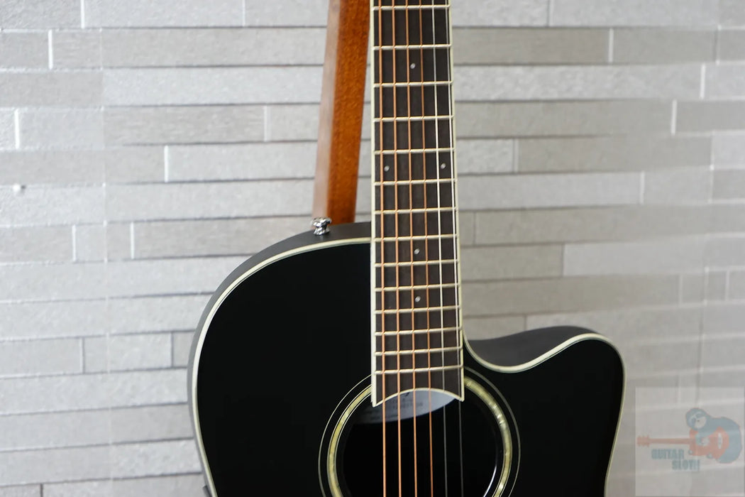 Ovation CS24-5-G E-Acoustic Guitar Celebrity Standard Mid Cutaway - Black