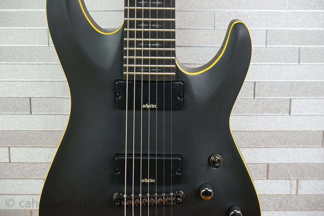 Schecter Demon-7 - Aged Black Satin