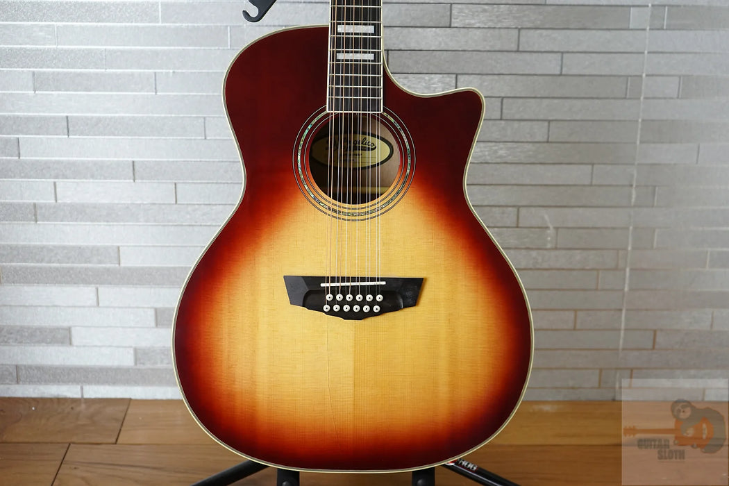 D'Angelico Premier Fulton 12-String Grand Auditorium - Iced Tea Burst