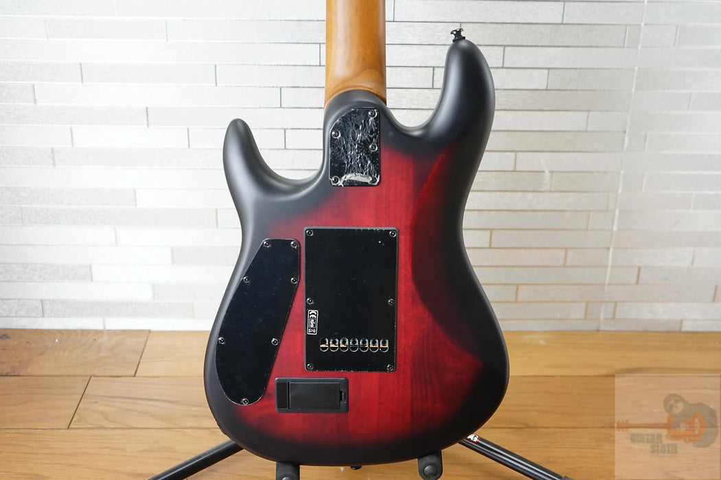 Sterling Jason Richardson Signature 7-String Cutlass - Dark Scarlet Burst Satin w/ Optional Gig Bag