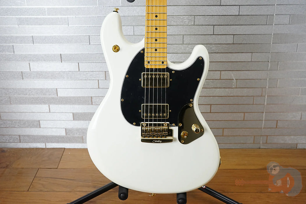 Sterling Jared Dines Signature StingRay - Olympic White W/ Gig Bag