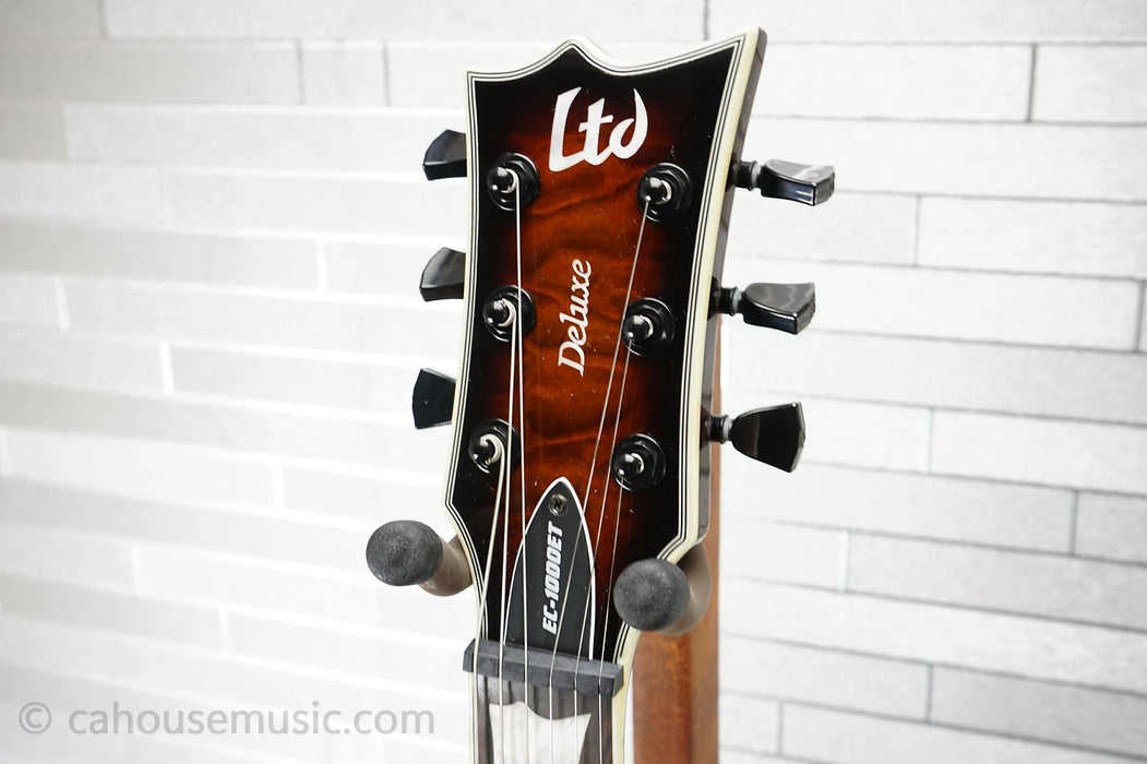 ESP LTD EC-1000 Evertune QM - Dark Brown Sunburst