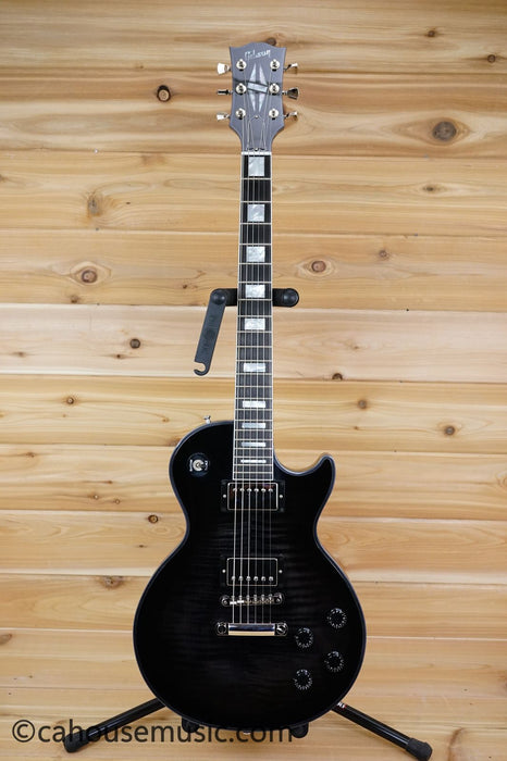 Gibson Custom Shop Les Paul Axcess Custom Figured - Charcoal Widow Burst Electric Guitar- 1 of 2