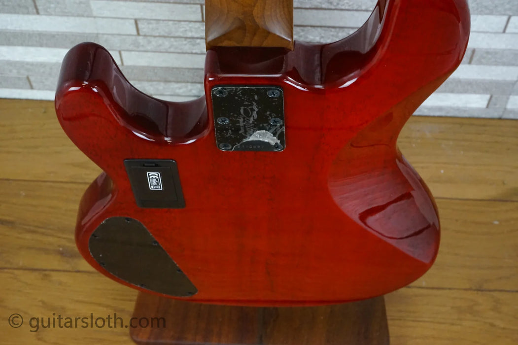 Sterling StingRay Ray34HHSM - Blood Orange Burst