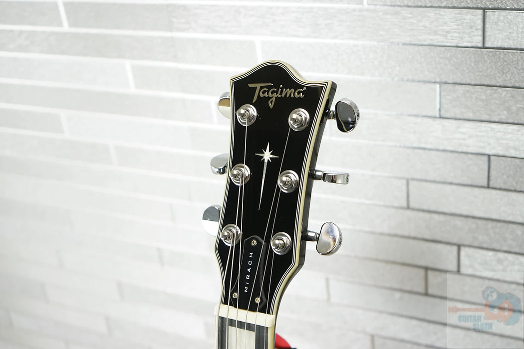 Tagima Mirach Guitar - Gloss Black - With Hardshell Case