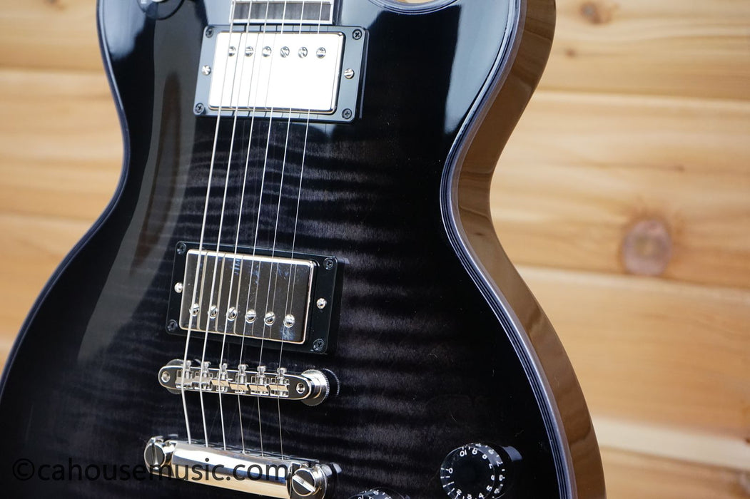 Gibson Custom Shop Les Paul Axcess Custom Figured - Charcoal Widow Burst Electric Guitar- 1 of 2