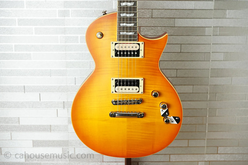 ESP LTD EC-1000T Flamed Maple - Honey Burst Satin