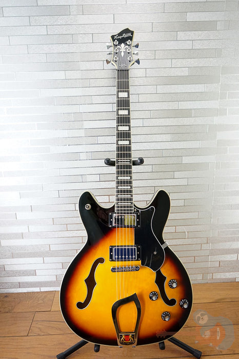 Hagstrom VIK-TSB Viking Semi-Hollow - Tobacco Sunburst
