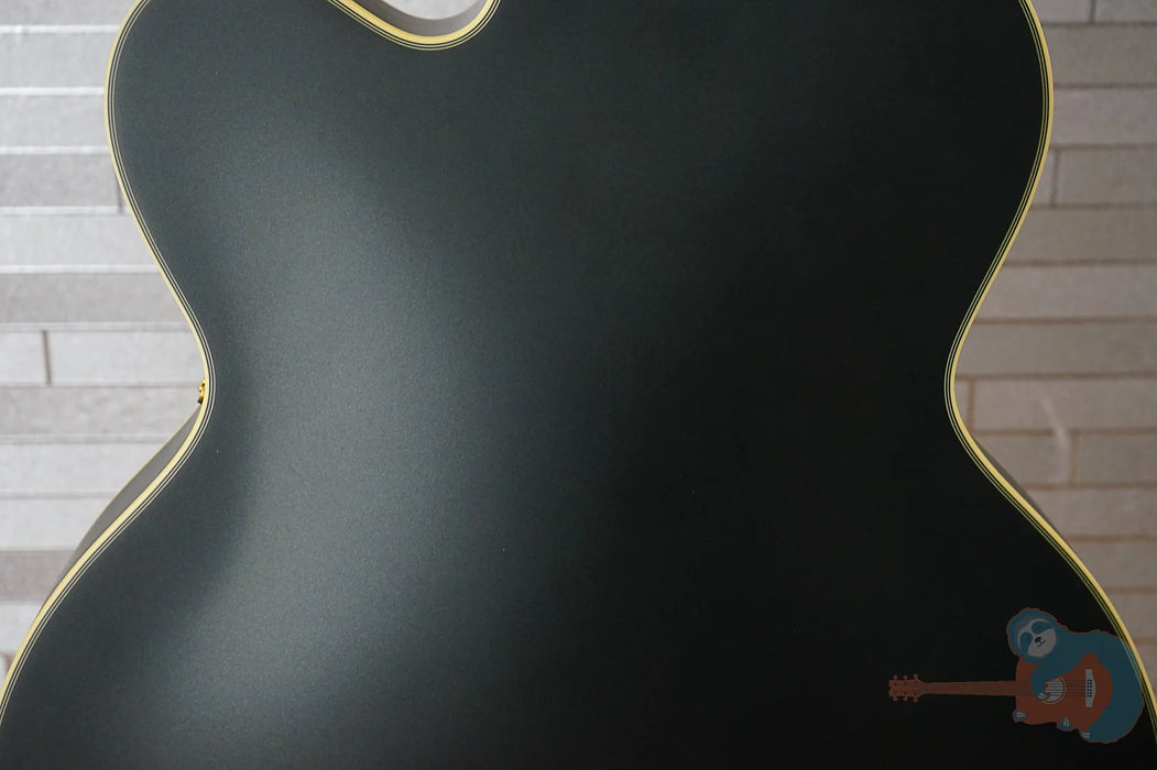 D'Angelico Deluxe EXL-1 Hollow Body Archtop - Matte Midnight