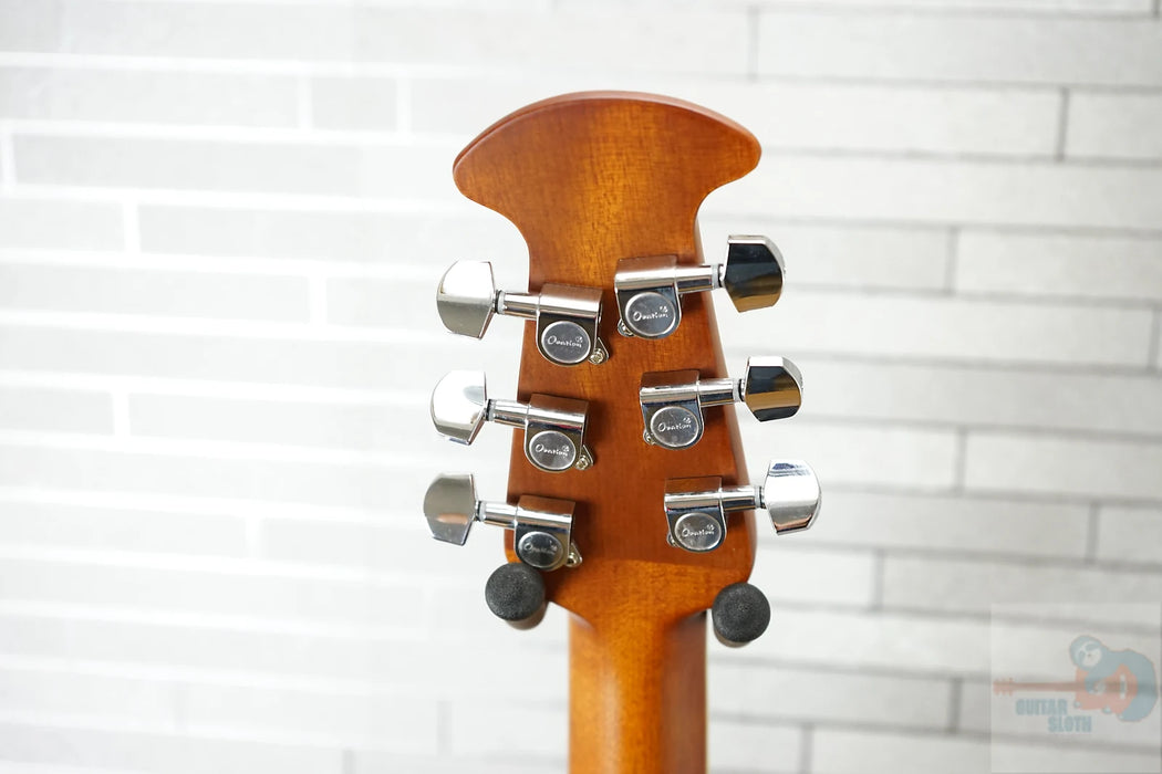 Ovation CE44LX-1R-G Celebrity Series Elite Plus Mid-Depth Left-Handed Acoustic-Electric Guitar Ruby Burst