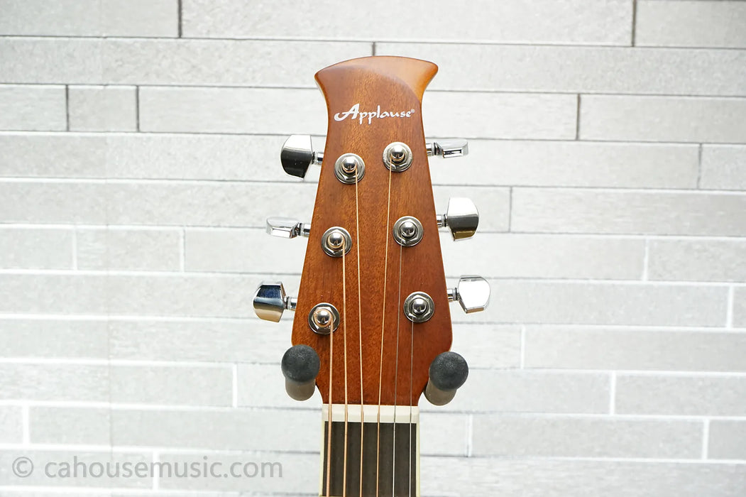 Ovation AB24-5S Applause Standard Mid-Depth Acoustic Guitar - Black Satin