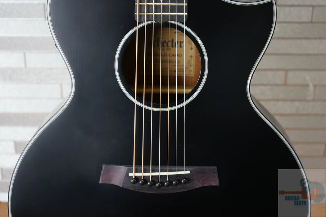 Schecter Regulo Caro-7 Acoustic - Satin Black