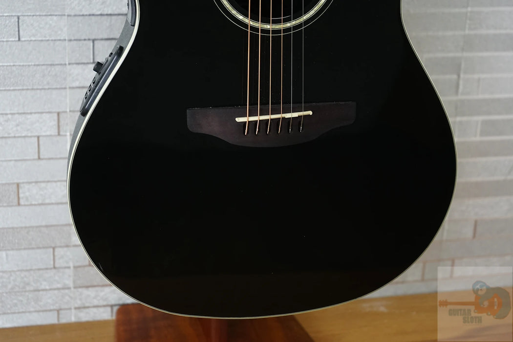 Ovation CS24-5-G E-Acoustic Guitar Celebrity Standard Mid Cutaway - Black