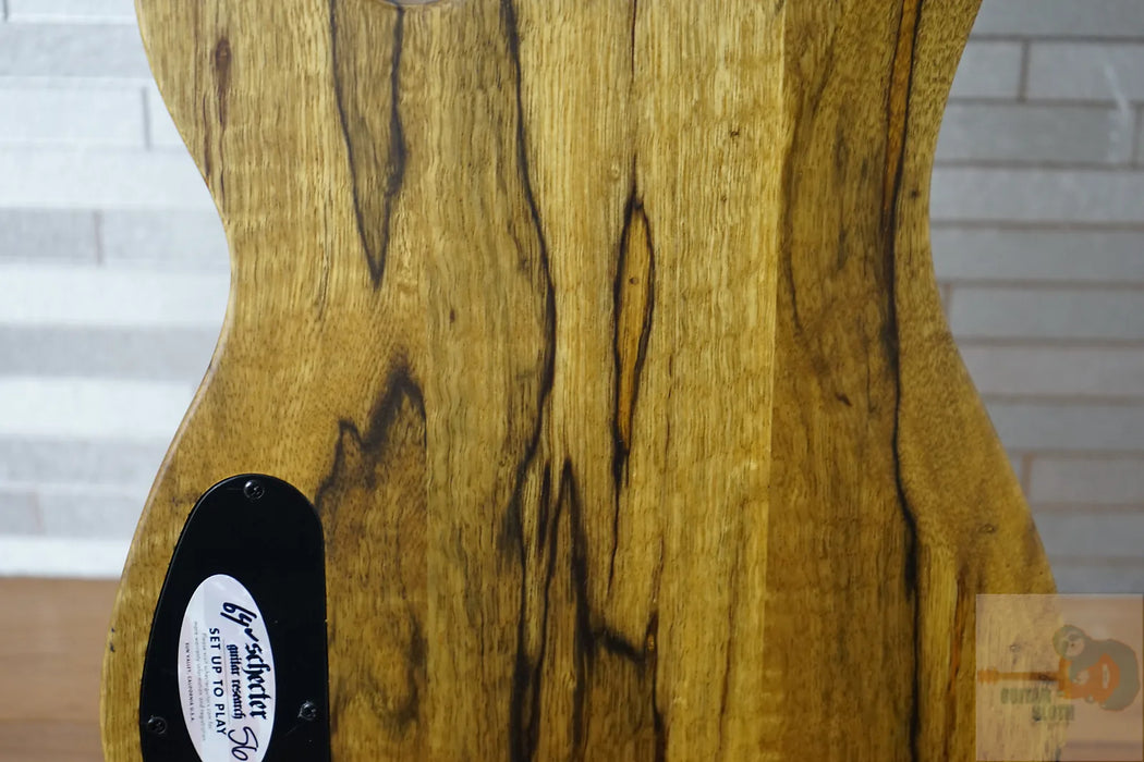 Schecter Model-T 5 Exotic Ziricote - Natural Satin