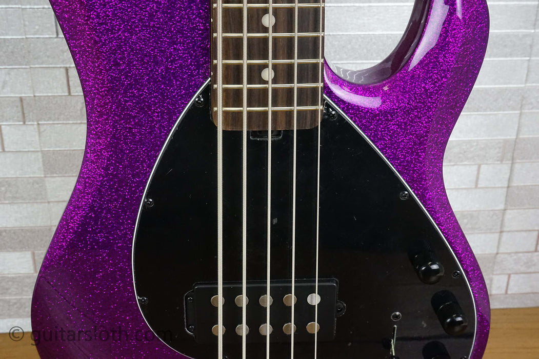 Sterling StingRay Ray35 with Roasted Maple Neck - Purple Sparkle