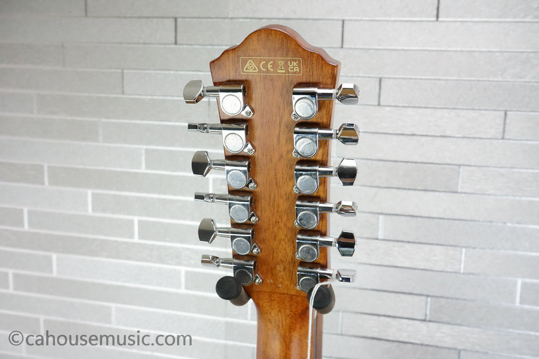 Ibanez AEG5012-DVH 12-String - Dark Violin Sunburst High Gloss