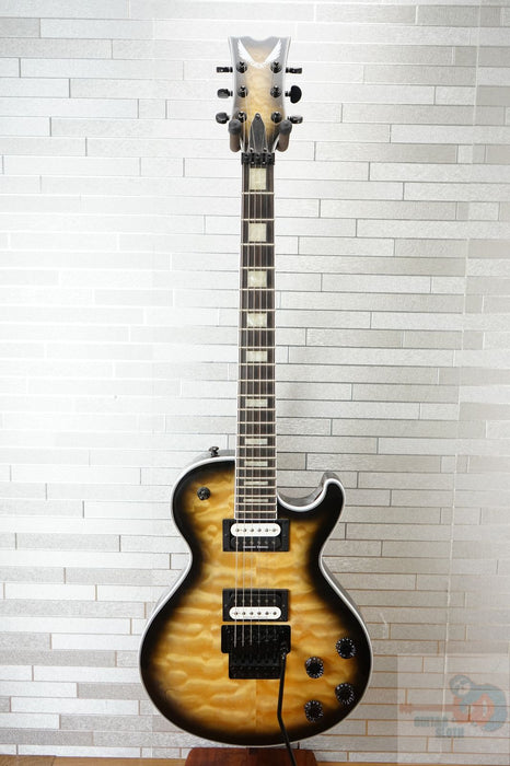 Dean Dean Thoroughbred Select Floyd Quilted Maple - Natural Black Burst