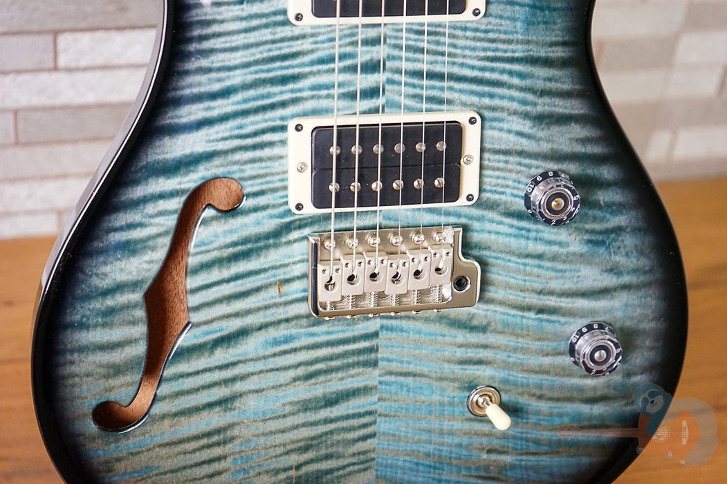 PRS CE 24 Semi-Hollow - Light Blue Smokeburst Custom Color