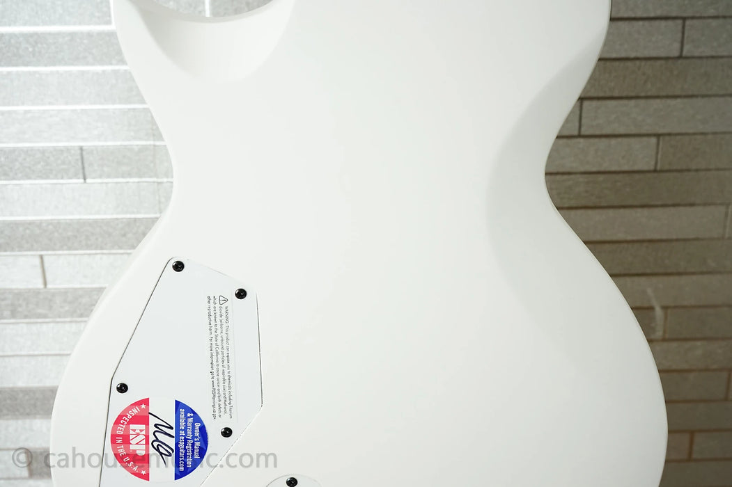 ESP LTD EC Arctic Metal - Snow White Satin