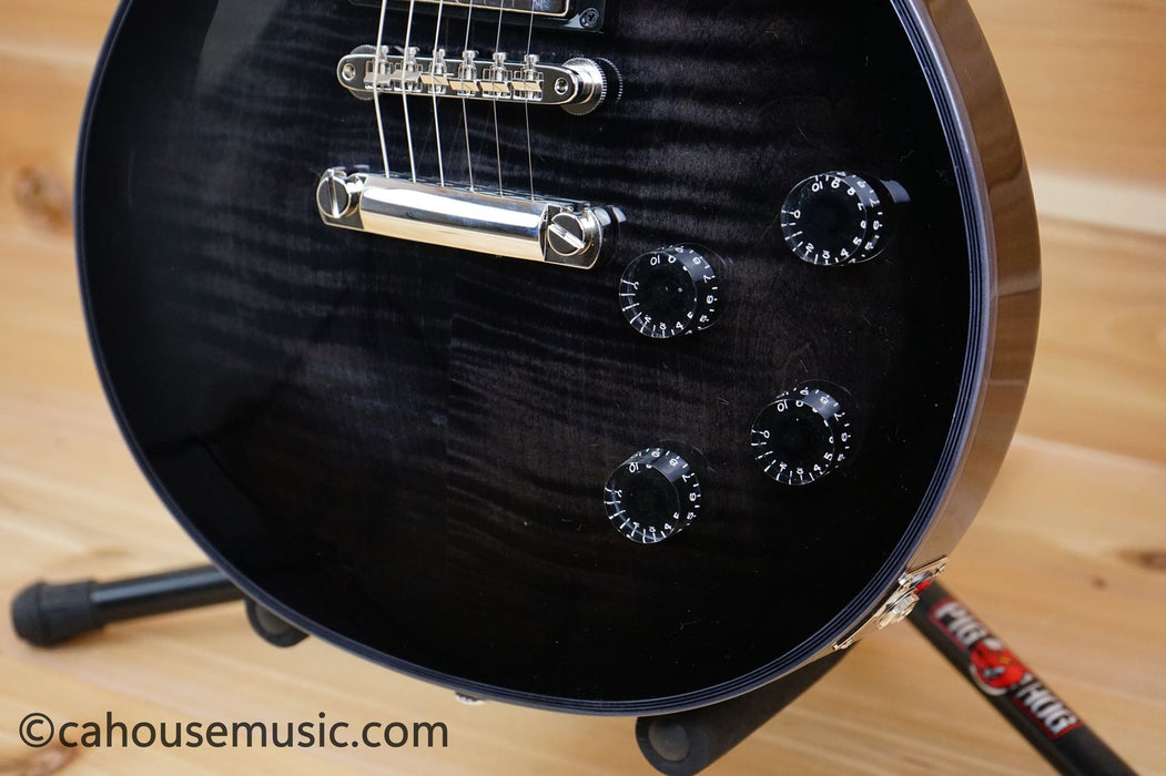 Gibson Custom Shop Les Paul Axcess Custom Figured - Charcoal Widow Burst Electric Guitar- 1 of 2