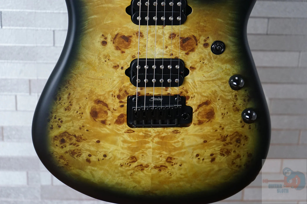 Sterling Jason Richardson 6 Signature Cutlass - Natural Poplar Burst - With Gig Bag