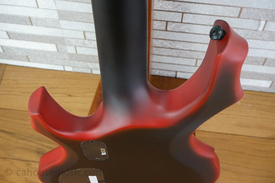 ESP LTD FL-4 Fred Leclercq Signature - Black Red Burst Satin