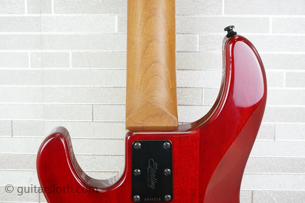 Sterling StingRay Ray35HHSM - Blood Orange Burst