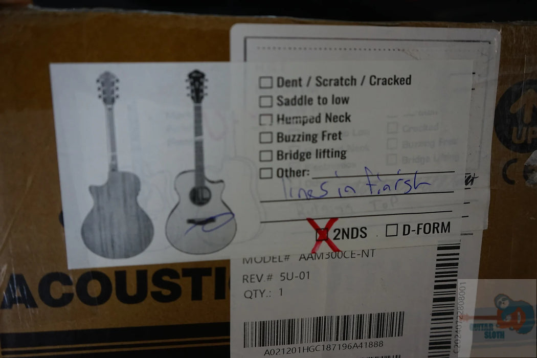 Ibanez AAM300CE-NT Advanced Acoustic - Natural High Gloss