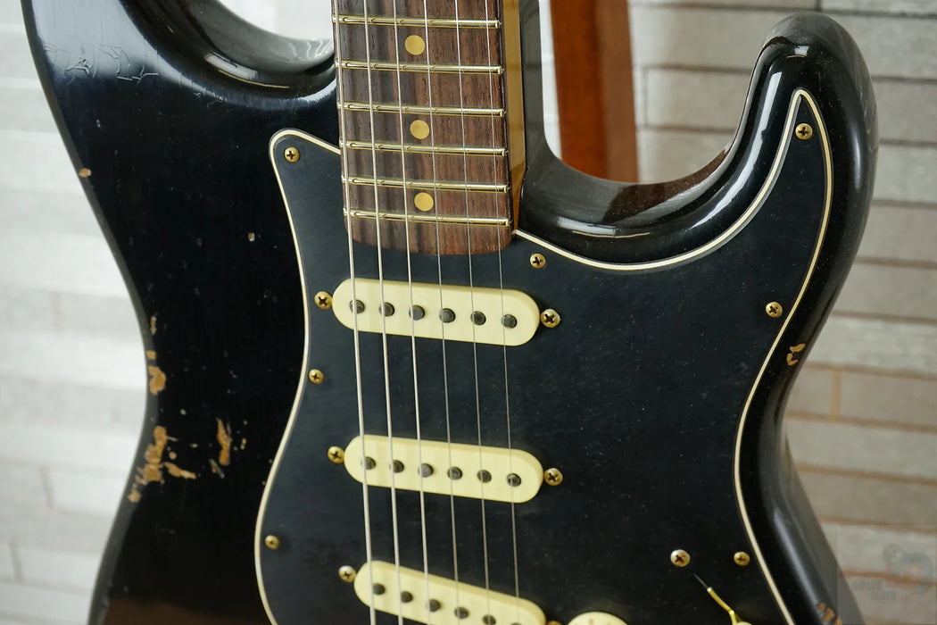 Fender Custom Shop 2025 LTD Roasted Dual-Mag II Stratocaster Relic - Aged Black