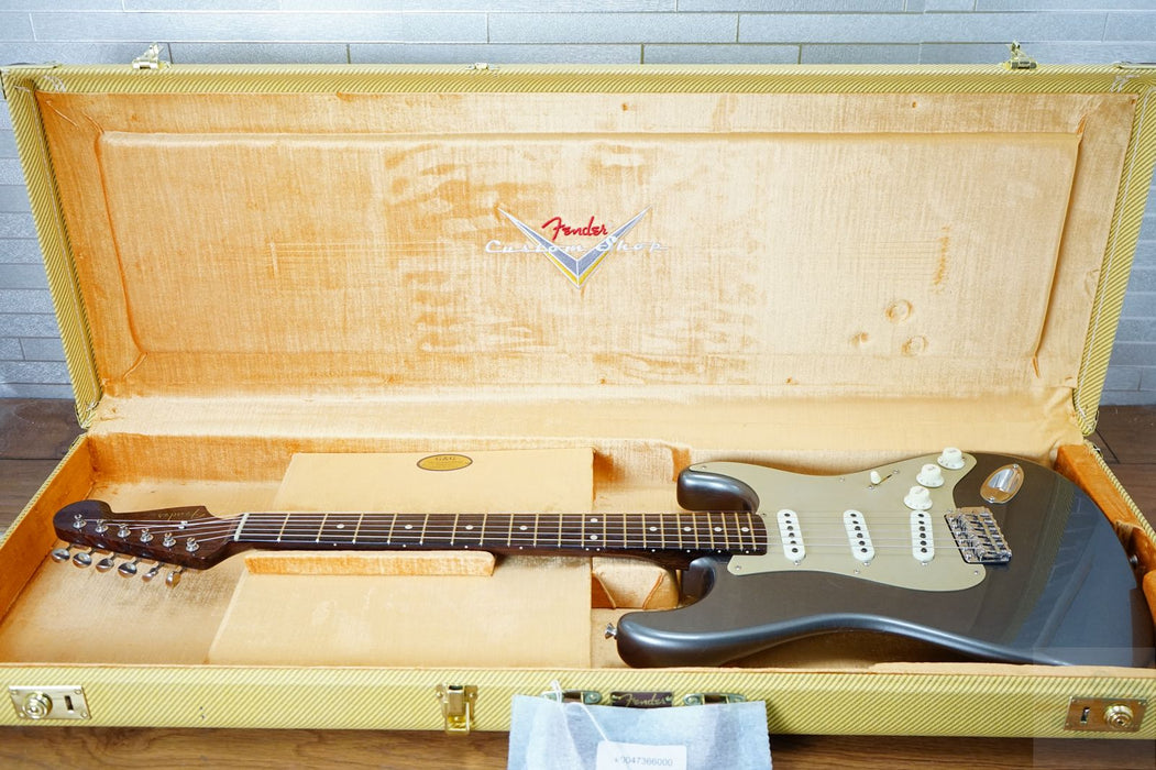 Fender Custom Shop 2025 Limited Edition 1957 Rosewood Neck Stratocaster Deluxe Closet Classic - Aged Pewter