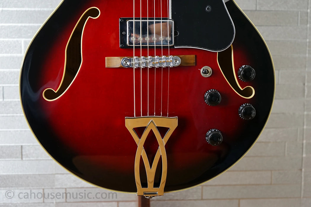 Ibanez AF75-TRS Artcore with Laurel Fretboard - Transparent Red Sunburst