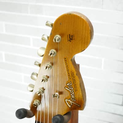 Fender Custom Shop 2025 LTD Roasted Bighead 1966 Stratocaster Super Heavy Relic - Aged Black